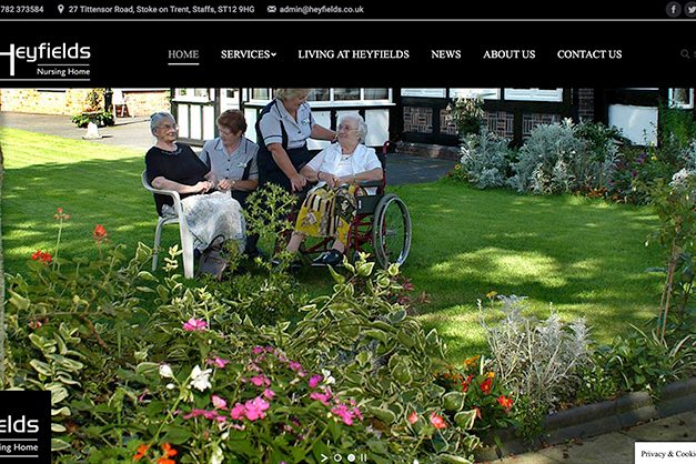 Heyfields New Website Screenshot